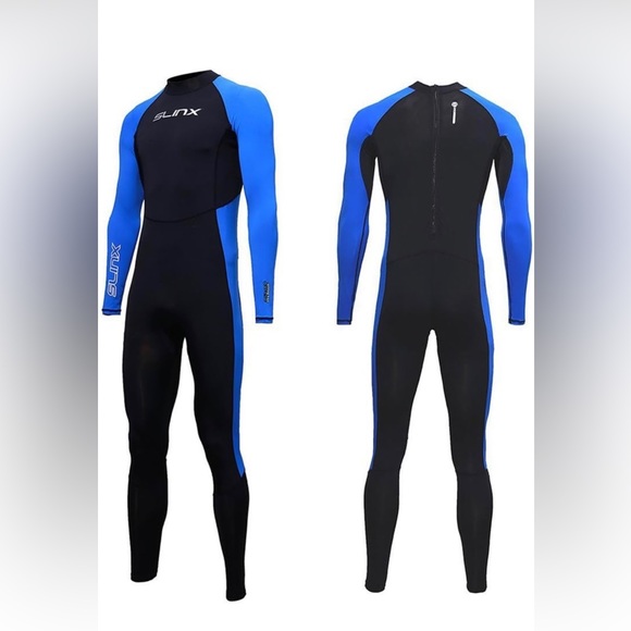 Full Body Dive Skin Wetsuit RashGuard UV Protection One Piece Swimwear XL XS - Picture 1 of 12
